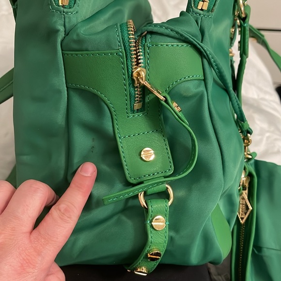 Mz wallace shoulder bag , green gold, used once - Picture 4 of 13